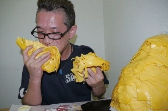 치즈 1,000장 초대형 치즈버거 무게만 무려 13kg