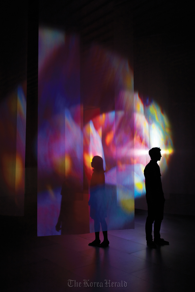 “Spear to Heaven” by Pipilotti Rist.  Leeum