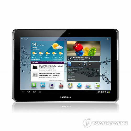 Samsung Electronic's Galaxy Tab 10.1 (Yonhap News)