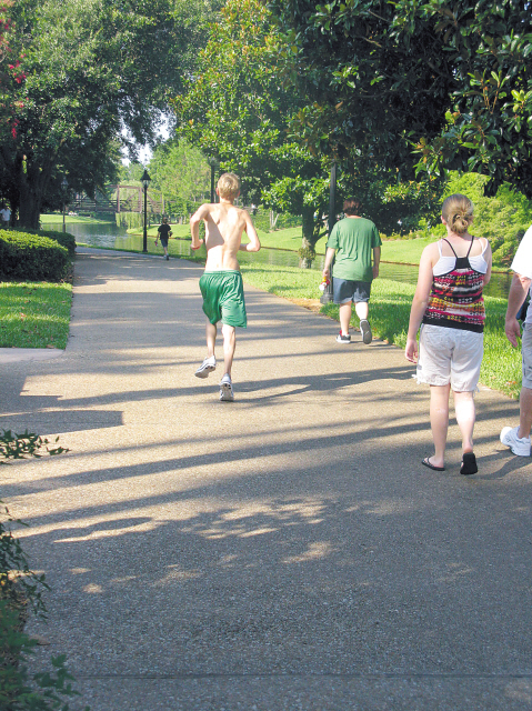 This 2009 photo shows Rob when he was very sick with both eating
and exercise issues. The photo was taken in Florida when he
was running about two hours a day. (Chicago Tribune/MCT)