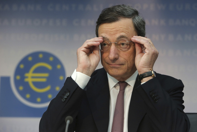 Mario Draghi, president of the European Central Bank. Bloomberg