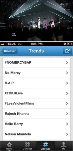 B.A.P, 가수(방용국, 젤로, 힘찬, 대현, 영재, 종업)/B.A.P, ‘NO MERCY’로 트위터 월드 트랜드 ‘점령’