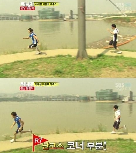 예능/SBS 일요일이 좋다-런닝맨/유재석 폭풍매너 “경쟁중에도 ‘은혁아 조심해’ ” 뭉클