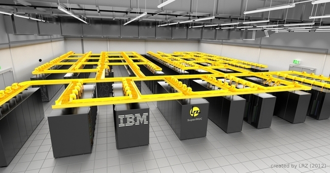 Supercomputer at the Leibniz Supercomputing Center in Germany.  Samsung Electronics