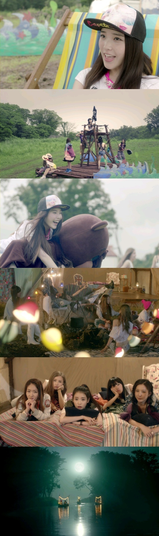 로엔트리, ‘달빛바다’ 뮤비 공개..아이유-피에스타 상큼매력 물씬