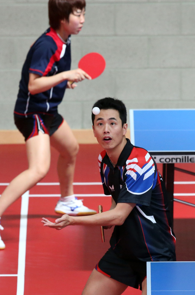 Table tennis star Joo Sae-hyuk
London Olympic Joint Press Corps