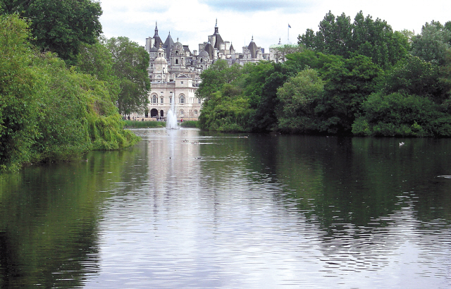 St. James Park in London, England, covers 90 acres and is flanked by three palaces. (Akron Beacon Journal/MCT)