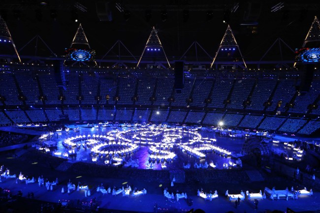 [Photo] Olympic opening ceremony