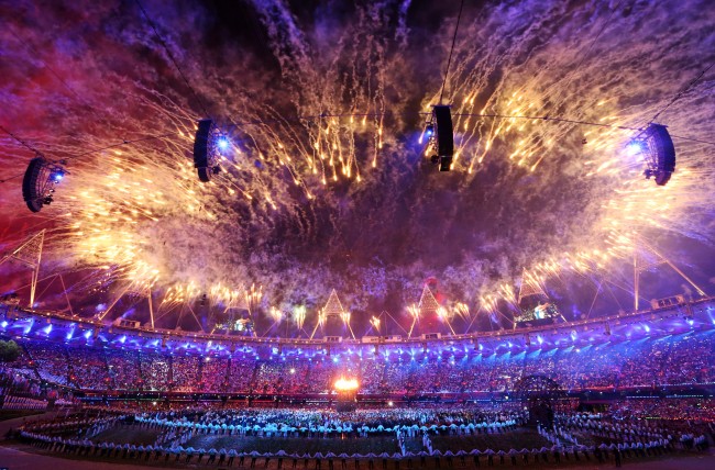 [Photo] Olympic opening ceremony