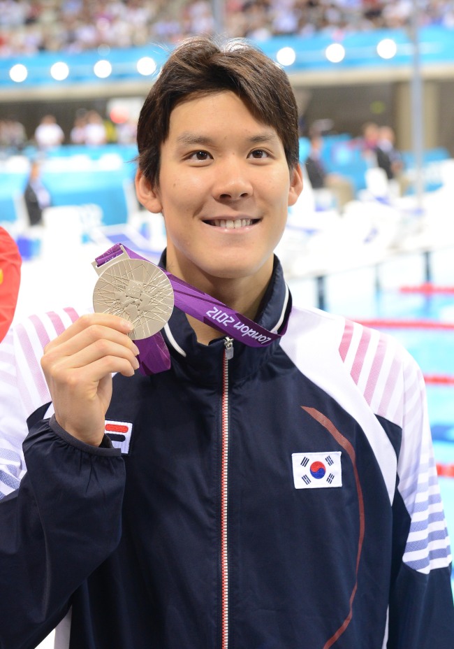 박태환, 수영선수/S. Korea grabs three medals on topsy-turvy day