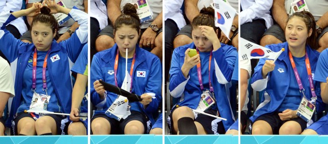 [Photo] Jeong Da-rae's reactions during the waiting