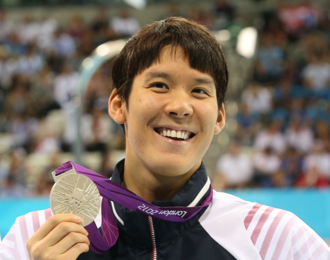 박태환, 수영선수/Park Tae-hwan grabs silver in 200-meter freestyle