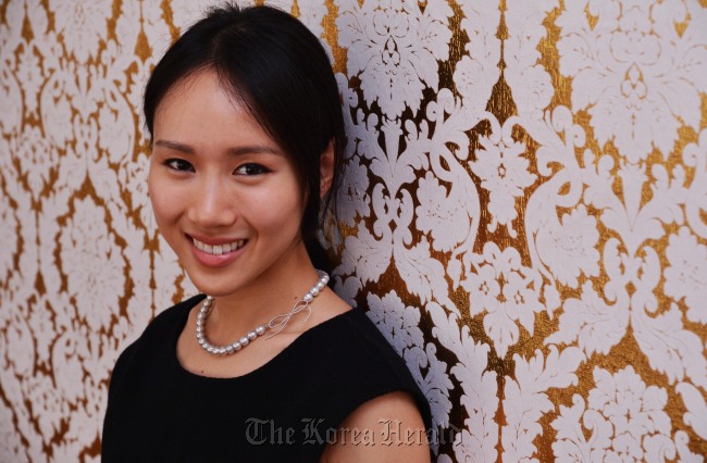 Ballerina Seo Hee poses for a photo at Universal Arts Center in Seoul on Monday.
Lee Sang-sub/The Korea Herald