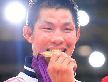 London Olympic Joint Press Corps/
김재범, 유도선수/Judoka Kim Jae-bum wins gold