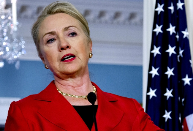 U.S. Secretary of State Hillary Clinton   AP-Yonhap News