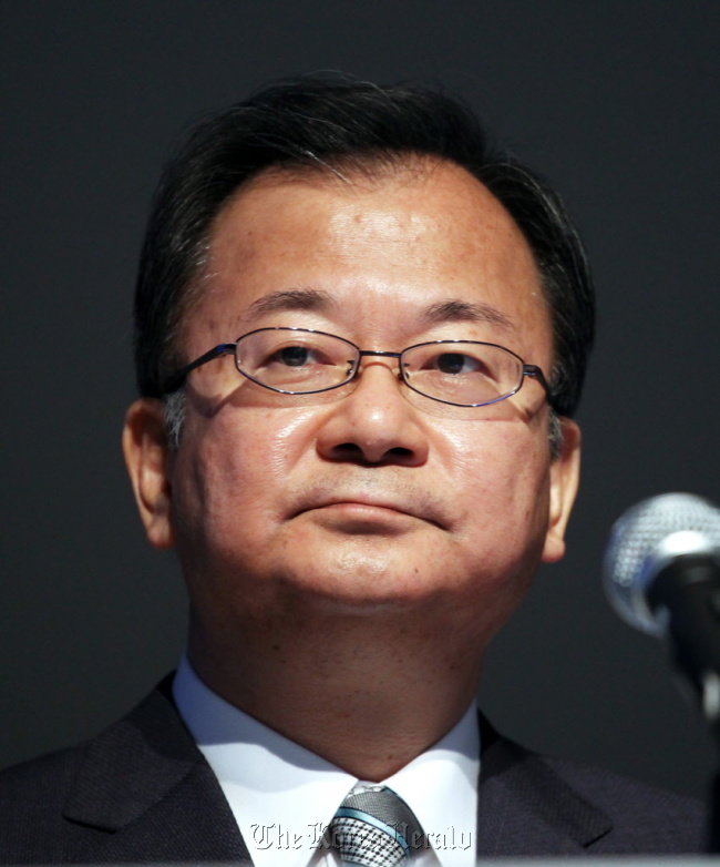 Takashi Okuda, president of Sharp Corp.  Bloomberg