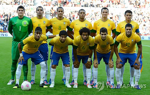 Brazillian national soccer team (Yonhap News)