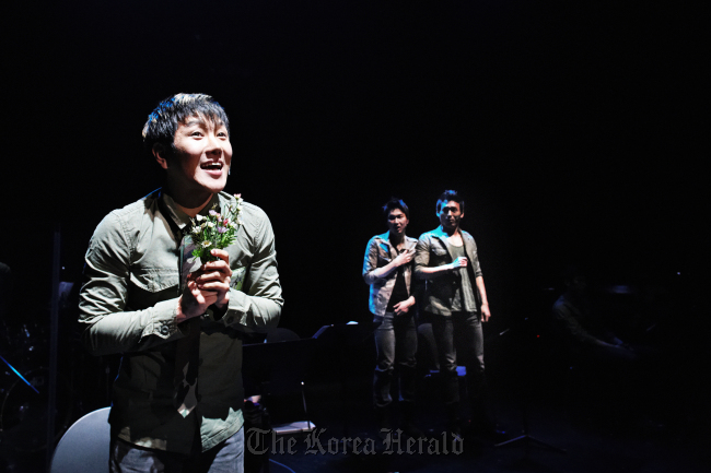 A scene from musical “The Goddess Is Watching of You” Story P