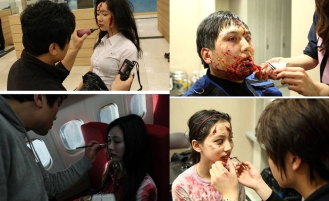 영화/무서운 이야기(2012)/‘무서운 이야기’, 귀신-좀비 분장과정 최초 공개 ‘섬뜩’