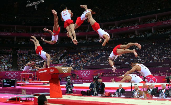 Gymnast wins dreamy gold; rifle shooter comes from behind for silver