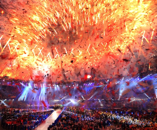 London celebrates athletic feats with music as Olympic Games ends/(연합)