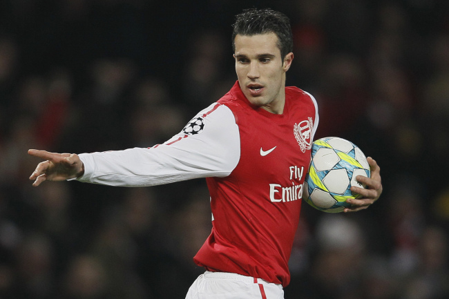 Netherland striker Robin Van Persie (AP)