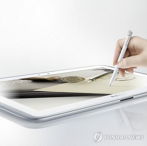 Samsung Electronics' new tablet PC "Galaxy Note 10.1" (Yonhap News)