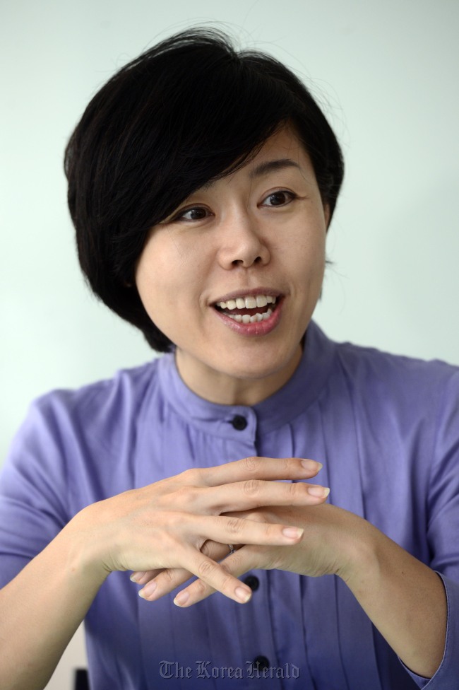 하지원 에코맘 코리아 대표. 박해묵 기자/mook@heraldm.com
Ha Ji-won, chief of Eco Mom Korea   Park Hae-mook/The Korea Herald