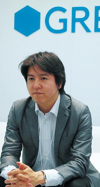 Ryotaro Shima, senior vice president at GREE (The Korea Herald)