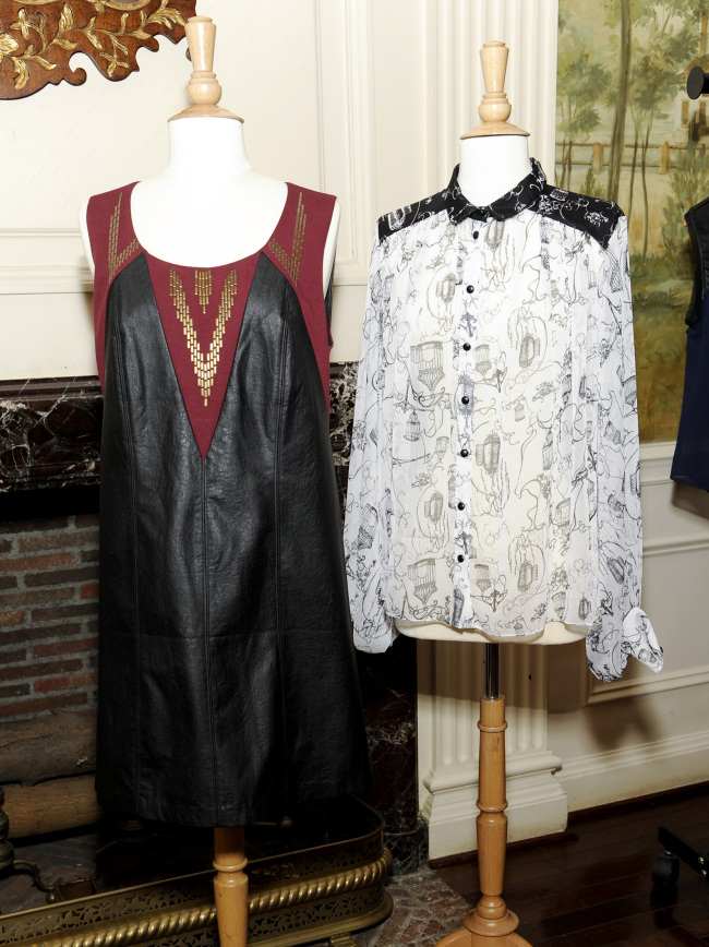 This July 11 photo shows clothing from designer Nicole Richie’s limited-edition collection for Macy’s at Macy’s Herald Square in New York.   AP-Yonhap News