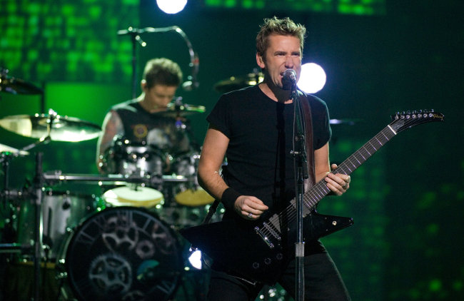 Rockband Nickelback's frontman Chad Kroeger (AP)