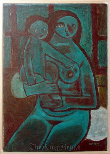 “Mother and Son” by Han Mook.   Seoul Museum