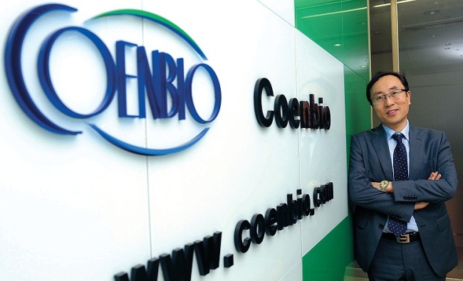 염규진(기업인)
Yum Kyu-jin, CEO of Coenbio (Park Hae-mook/The Korea Herald)
