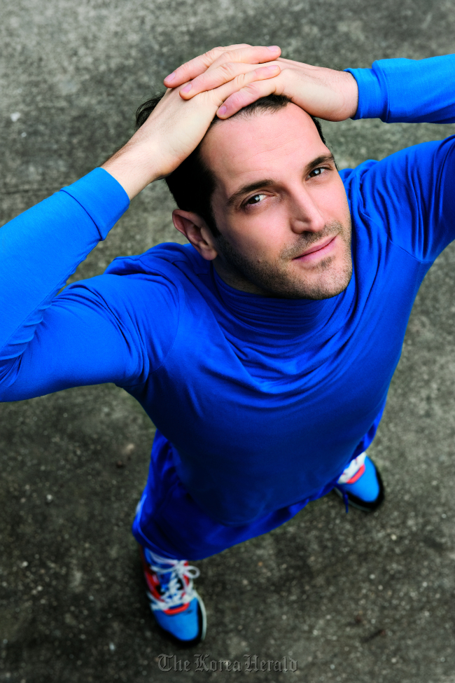 French choreographer Pierre Rigal.   Sylvain Gripoix