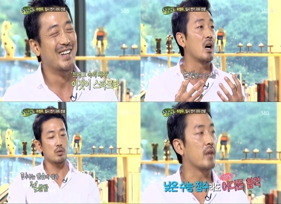 하정우(김성훈/배우)
배우 하정우가 여배우들에게 사랑받는 비결을 공개했다.
하정우는 하정우는 9월 3일 방송된 SBS 예능프로그램 ‘힐링캠프, 기쁘지 아니한가’(이하 ‘힐링캠프’)에 출연해 “배우 고현정, 전도연 등 유난히 연상의 여배우들과 많은 작품을 해왔다”고 말했다.