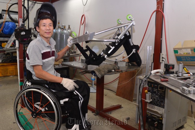 Geum Dong-ok, chief executive Wheel Line   Lee Sang-sub/The Korea Herald
