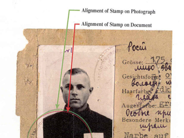 John Demjanjuk's World War II-era SS identity card released by the U.S. Department of Justice in Washington (AP)