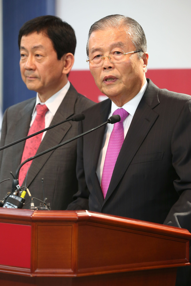 Kim Jong-in, chief of the Saenuri Party’s Special Committee to Pursue People’s Happiness.   Yonhap News