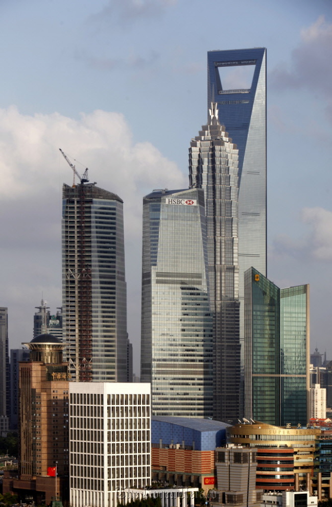 The Shanghai World Financial Center in the Lujiazui financial district in Shanghai.   Bloomberg