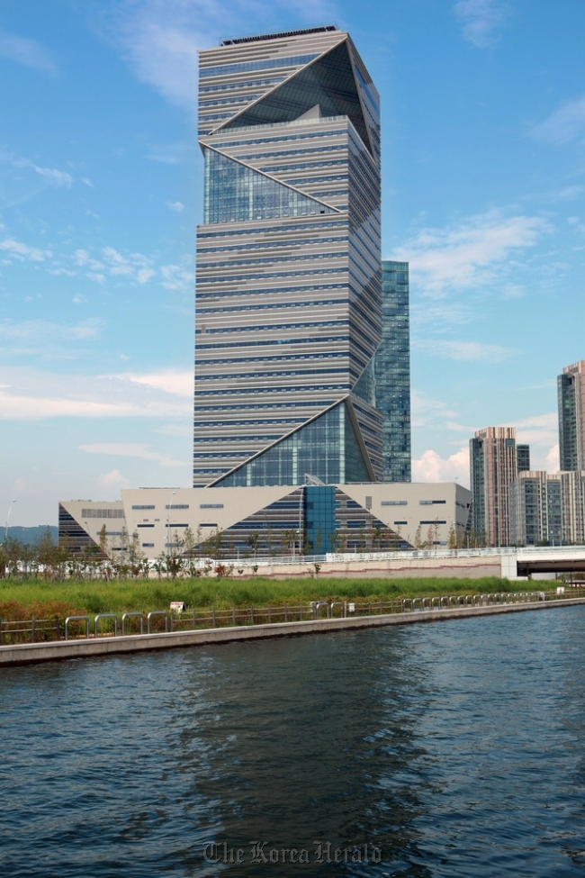 I-Tower in Songdo, the western port city of Incheon.   Incheon Metropolitan City