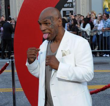 The former US boxing champion Mike Tyson. (UPI)