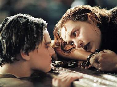 A scene from the movie "Titanic"
