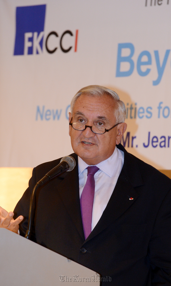 Former French Prime Minister Jean-Pierre Raffarin
