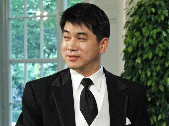 전재수(미국 쇼트트랙감독)
U.S. Speedskating National Team's head coach Chun Jae-su. (AP)