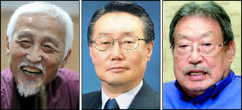 오현경(좌부터/배우),김종량(교육인/한양학원이사장),최서면(한국국제연구원장)
연세대 문과대 동창회(회장 정구종 동서대 석좌교수)는 지난 24일 ‘제12회 연문인상’ 수상자로 최서면<왼쪽> 국제한국연구원장, 연극인 오현경<가운데> 씨, 김종량<오른쪽> 한양학원 이사장을 선정했다.