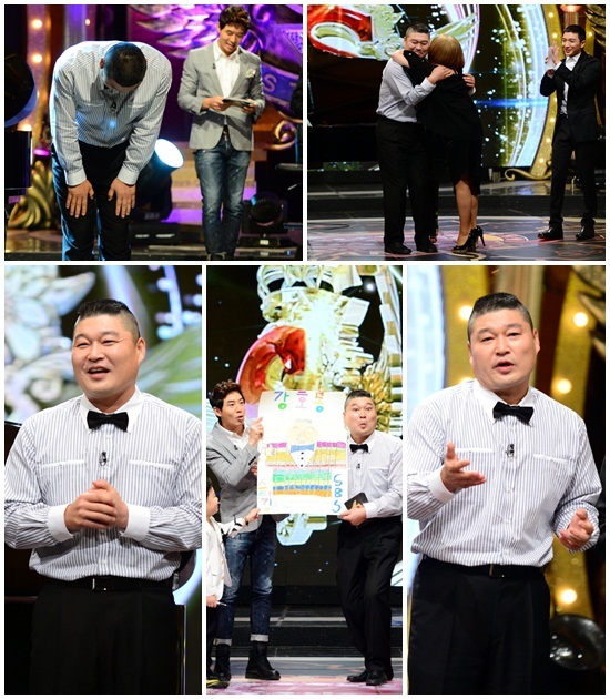 강호동(개그맨/MC)
방송인 강호동이 ‘스타킹’ 녹화를 무사히 마치고 방송활동에 청신호를 켰다. 강호동은 10월 29일 오후 1시 40분부터 SBS 등촌동 공개홀에서 전행된 ‘스타킹’ 녹화에 모습을...랜만에 인사드립니다”라는 멘트로 강호동의 놀라운 대회 ‘스타킹’의 막을 올렸다.