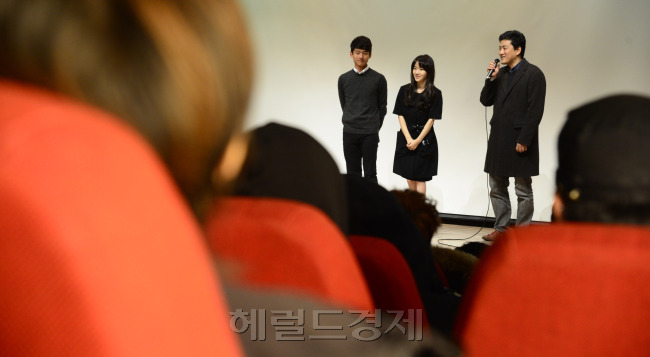 영화 '범죄소년' 시사회. 박해묵 기자/mook@heraldcorp.com
영화 '범죄소년' 시사회. 박해묵 기자/mook@heraldcorp.com