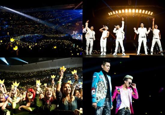 빅뱅(가수/남자그룹)
빅뱅은 지난 5월 일본을 시작으로 중국, 태국, 대만, 말레이시아, 싱가포르, 인도네시아 등 아시아지역에서 성황리에 콘서트를 마친데 이어 11월 2일과 3일(미국 현지시간) 로스엔젤레스 혼다센터에서 열린 첫 미주투어도 성황리에 끝냈다.
