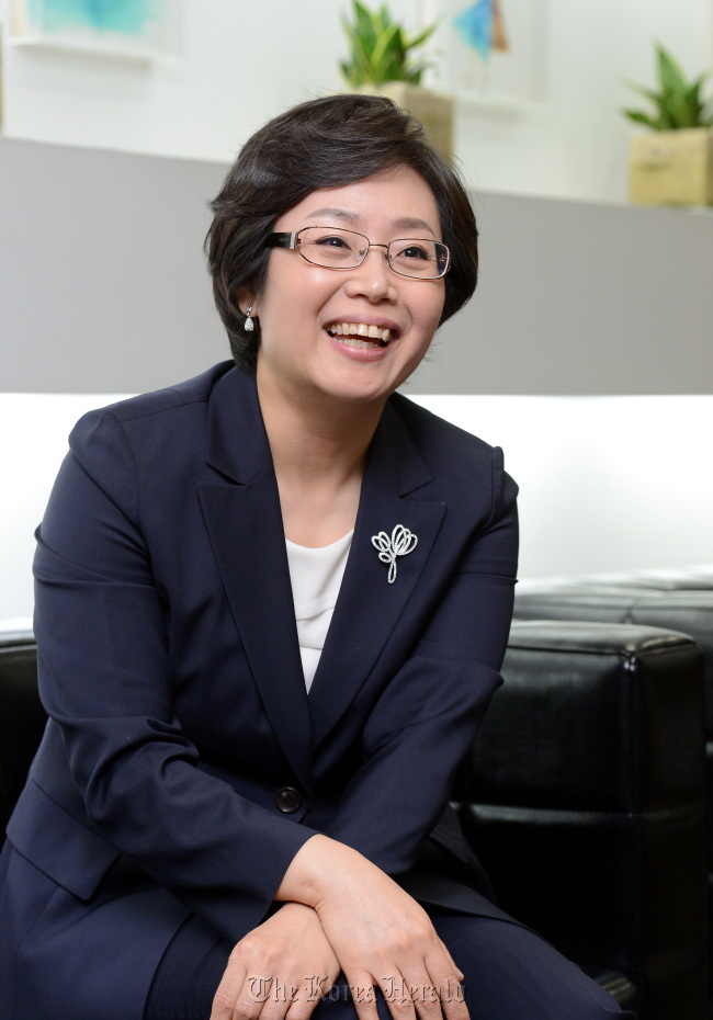 CEO Kim Hyae-jeong.   Ahn Hoon/The Korea Herald