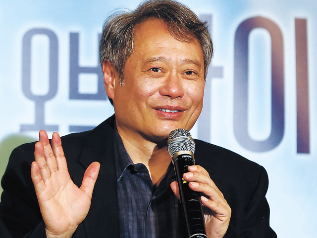 Taiwanese-born American filmmaker Ang Lee speaks during a press conference at CGV Yeouido in Seoul on Monday. (Yonhap News)